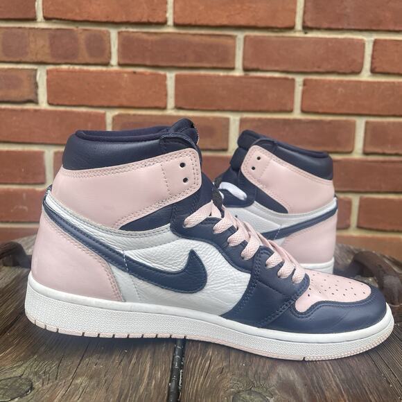 Air Jordan 1 Retro High OG Atmosphere Bubble Gum Womens 10.5 M 9 Nike Sneakers - Picture 10 of 12